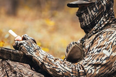 Mask covers nose, mouth and neck with breathable design - close-up