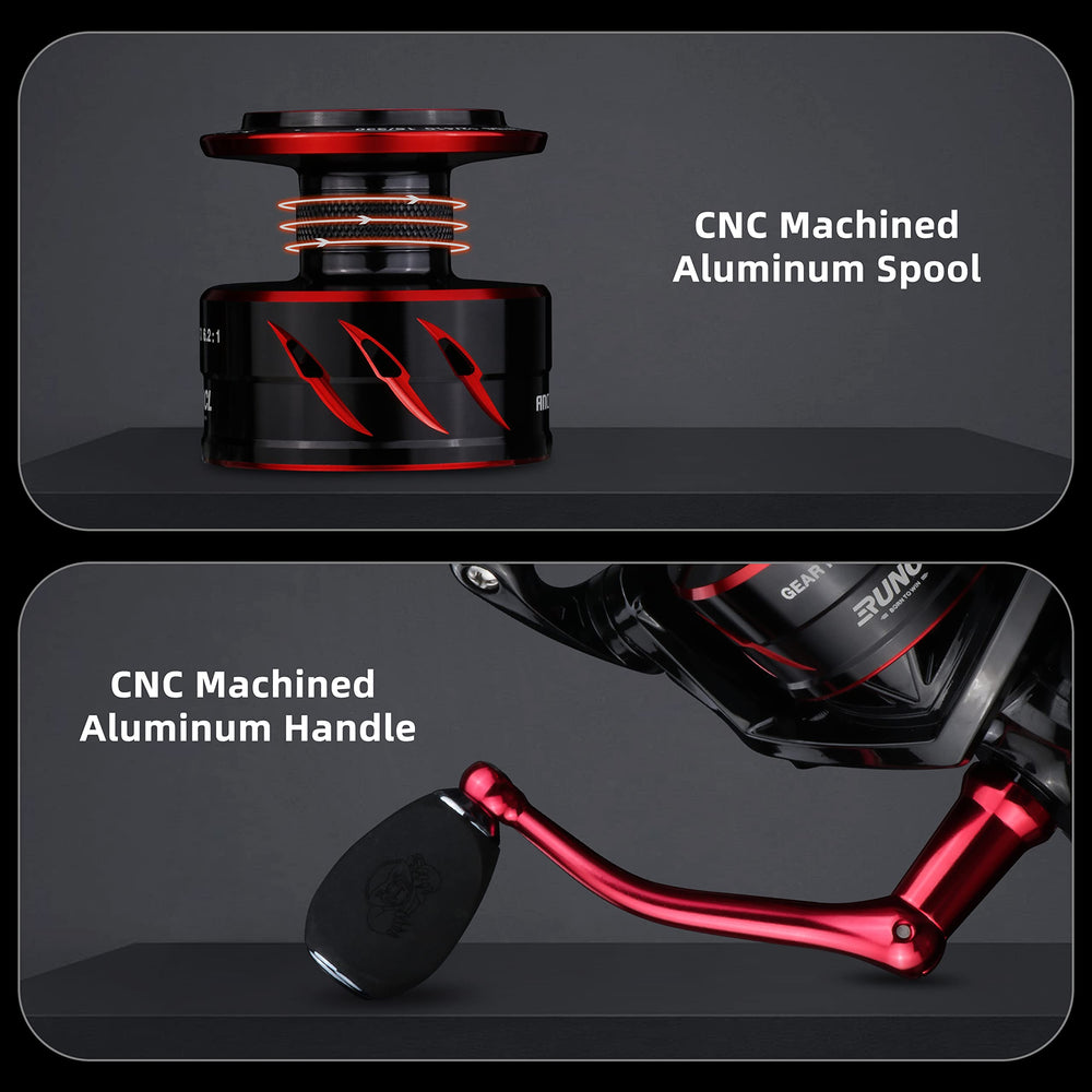 RUNCL ANCOHUMA colorful line-roller shot reveals enhanced line flow and reduced tangles.