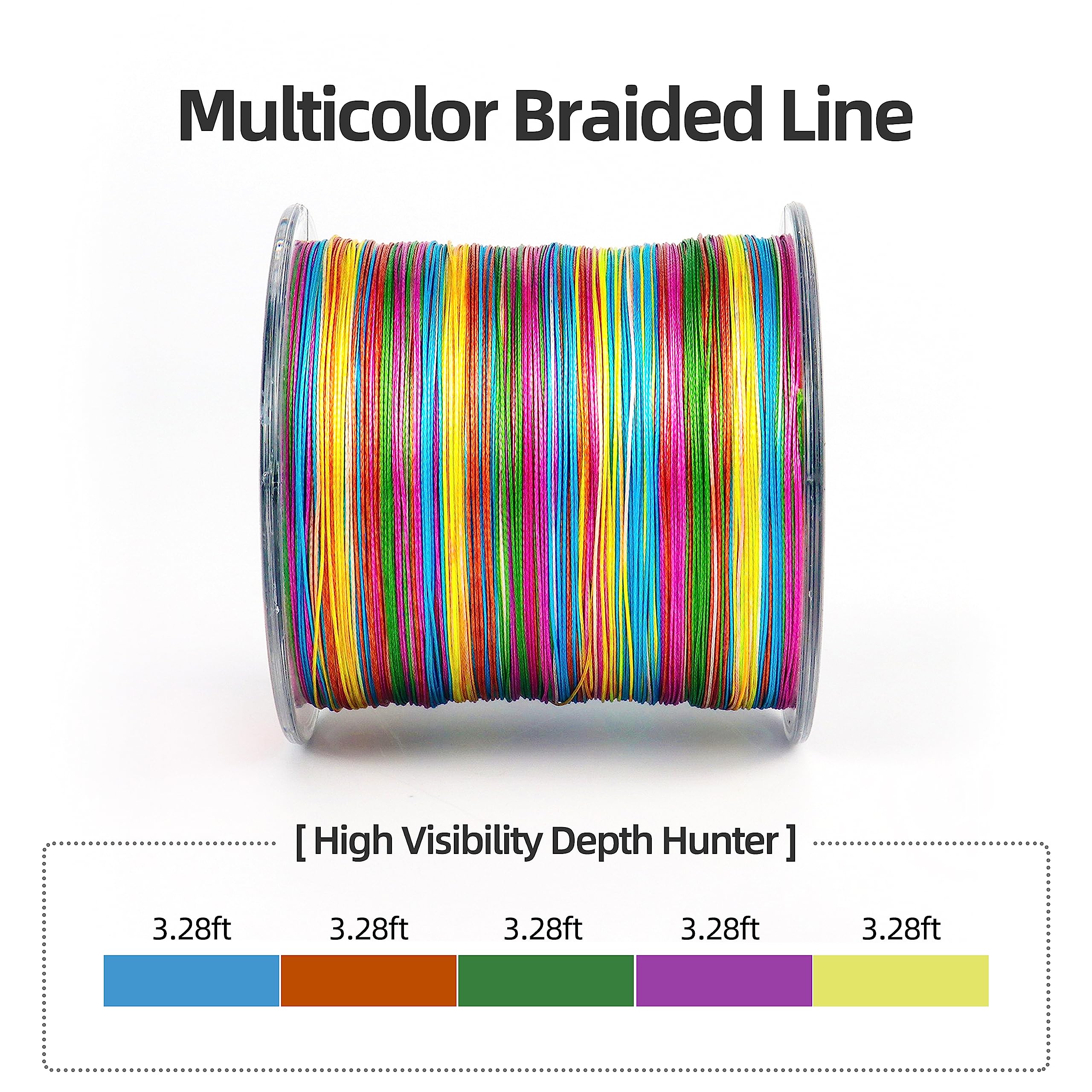 RUNCL braided-line abrasion-resistance withstands rocks and vegetation.
