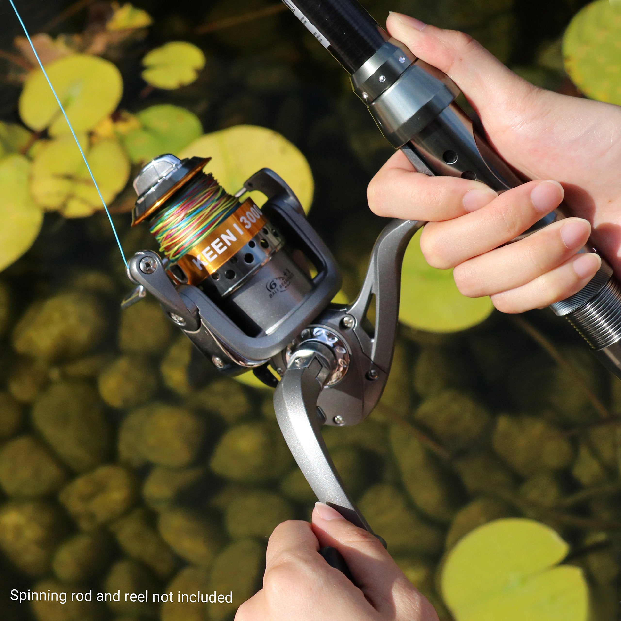 RUNCL braid’s small diameter boosts line capacity on reels.