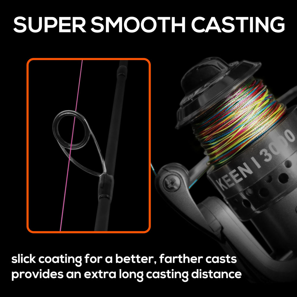 RUNCL braided line delivers smooth casting with reduced tangles for distance