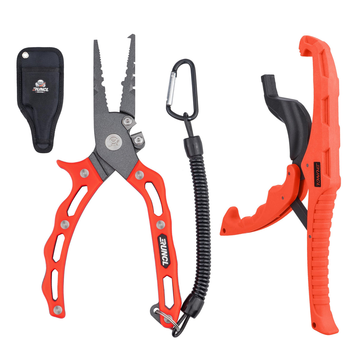RUNCL fishing pliers kit - stainless steel with Teflon coating