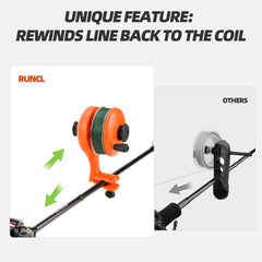 RUNCL line spooler adjustable tension knob