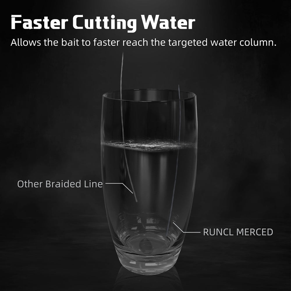 RUNCL Merced 1000yd spool provides long-lasting supply for extended trips