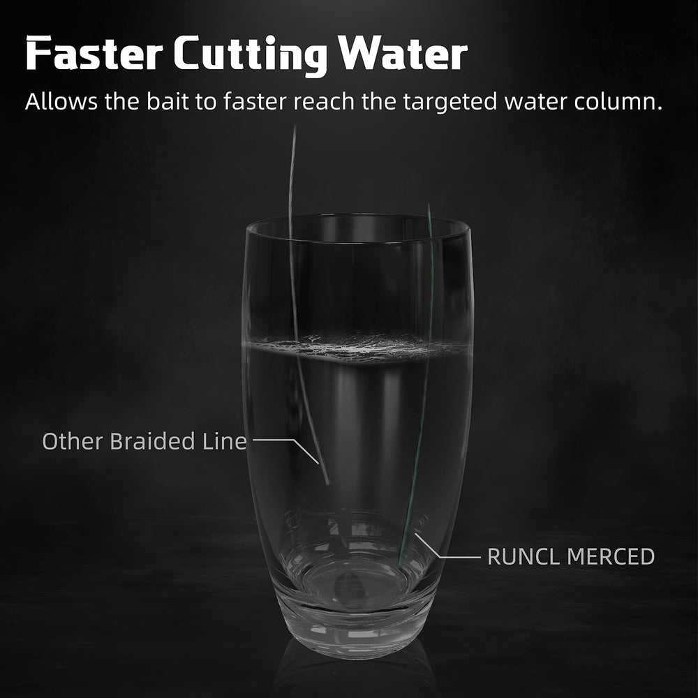 RUNCL Merced 1000yds spool close-up signals generous length for outings