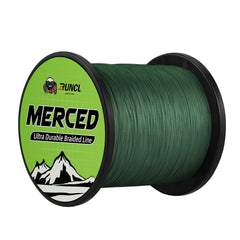 RUNCL Merced braided line round weave close-up highlights smooth casting