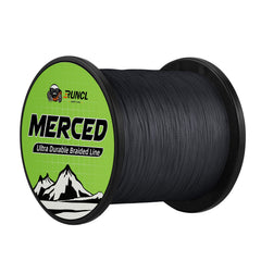 RUNCL Merced braided line weave highlights tighter construction for smoother casting and fewer backlashes