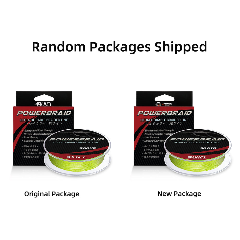 RUNCL PowerBraid 1000 yards spool view showing ample length for seasons