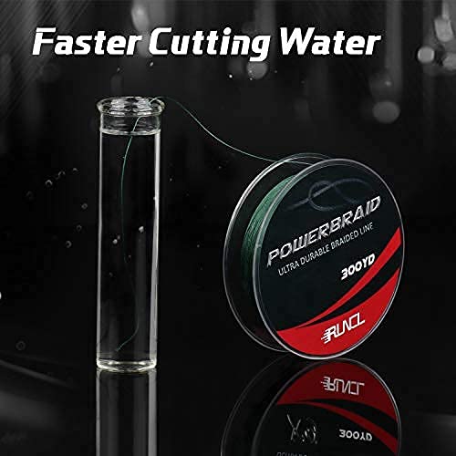 RUNCL PowerBraid casting distance test demonstrates longer, smoother casts.