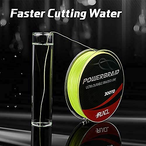 RUNCL PowerBraid field test shows extended casting distance and reduced line memory.