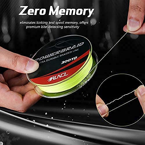 RUNCL PowerBraid thin diameter enables unbelievable lure action on the water.