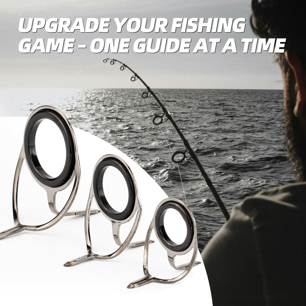Double-foot guide detail – RUNCL stainless steel with ceramic ring