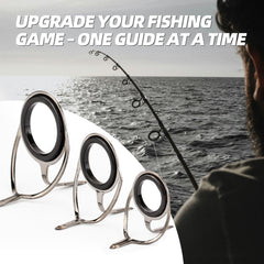 Double-foot guide detail – RUNCL stainless steel with ceramic ring