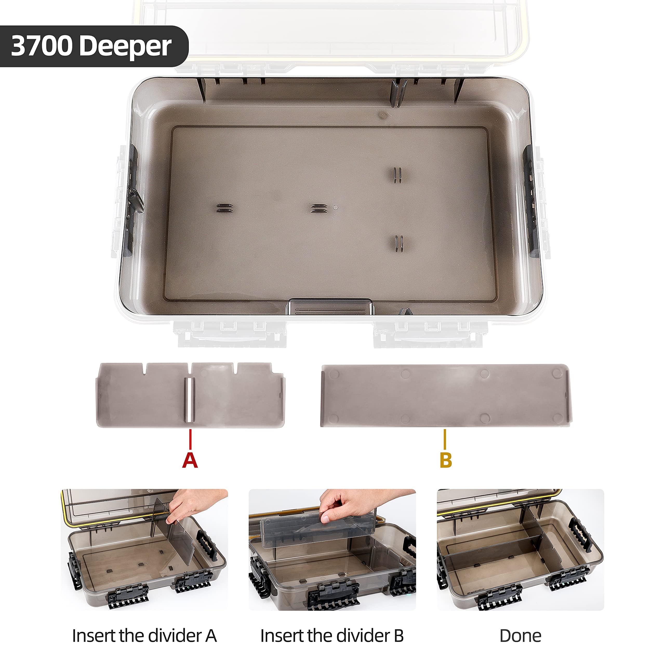 RUNCL compact box doubles as a dry pill or small-part organizer