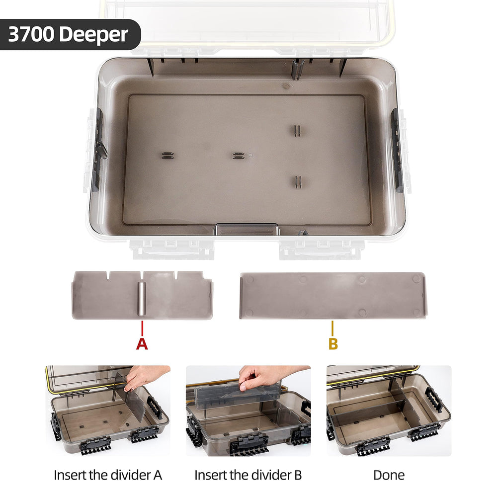 RUNCL compact box doubles as a dry pill or small-part organizer