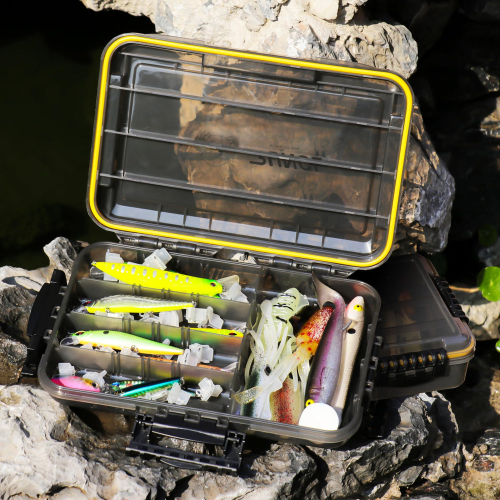 RUNCL lure box protects lures from sun and fading during trips