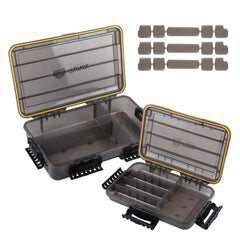 RUNCL tackle box waterproof latches enable secure one-handed operation for anglers