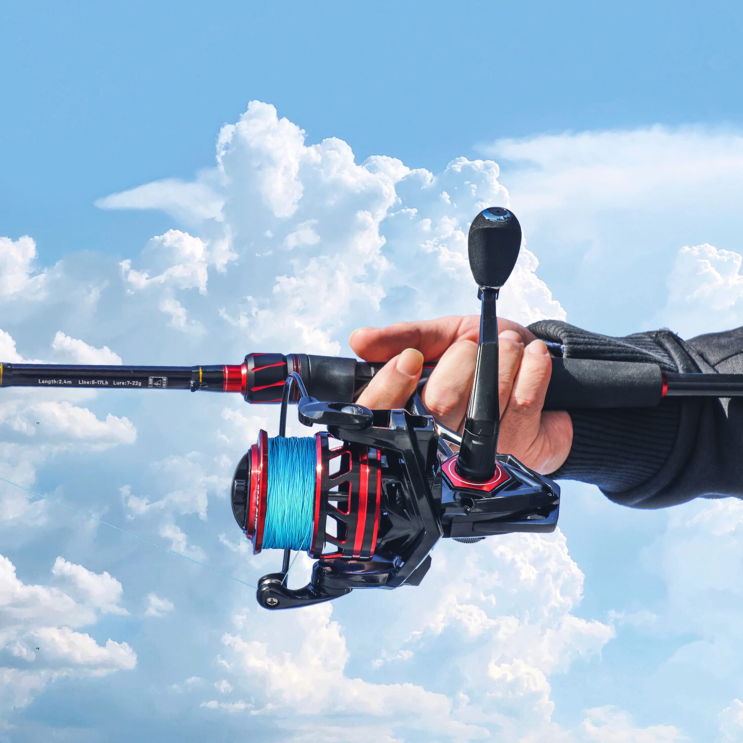 RUNCL Titan II spinning reel 6000 model with full metal body