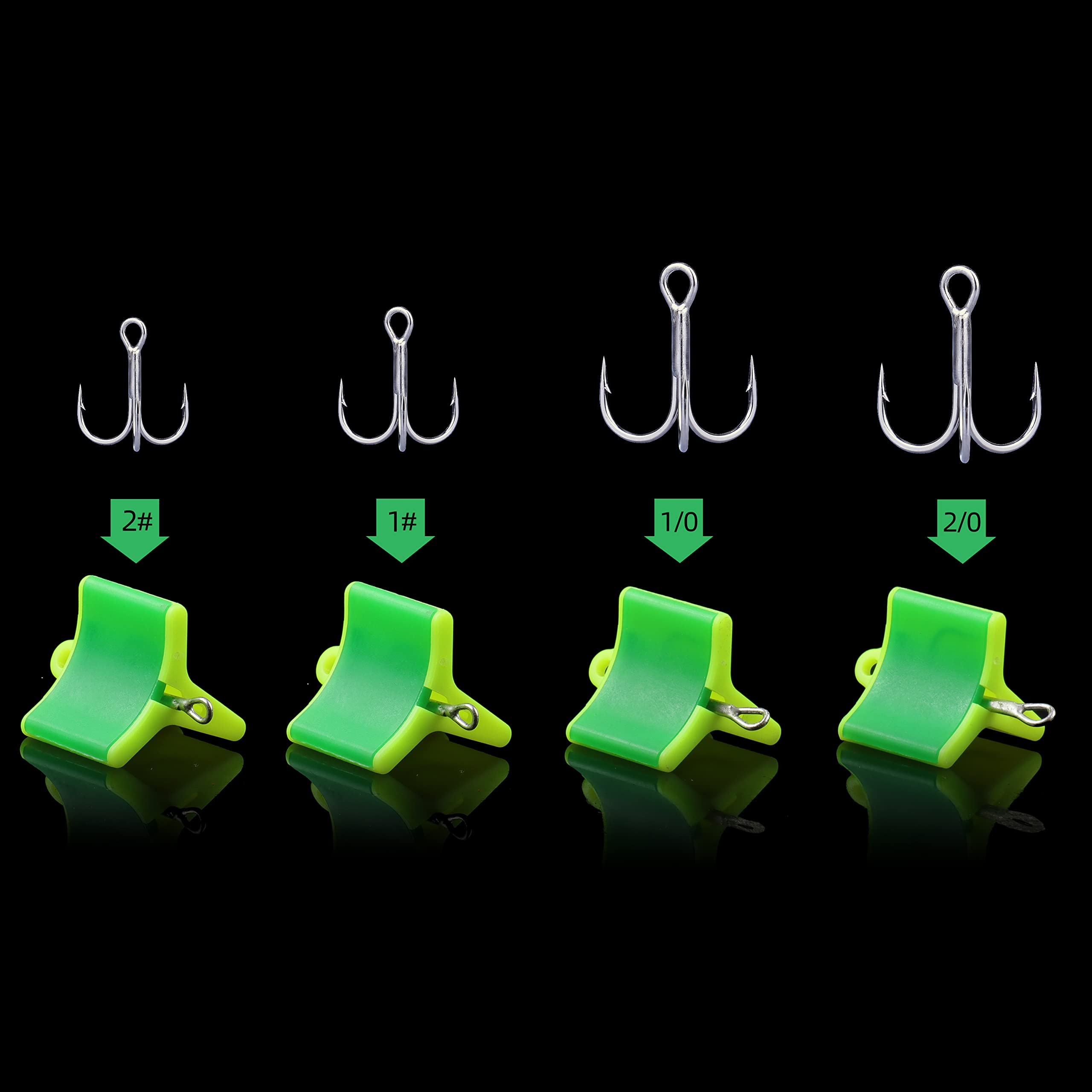 Medium size RUNCL Hook Bonnets for treble hooks