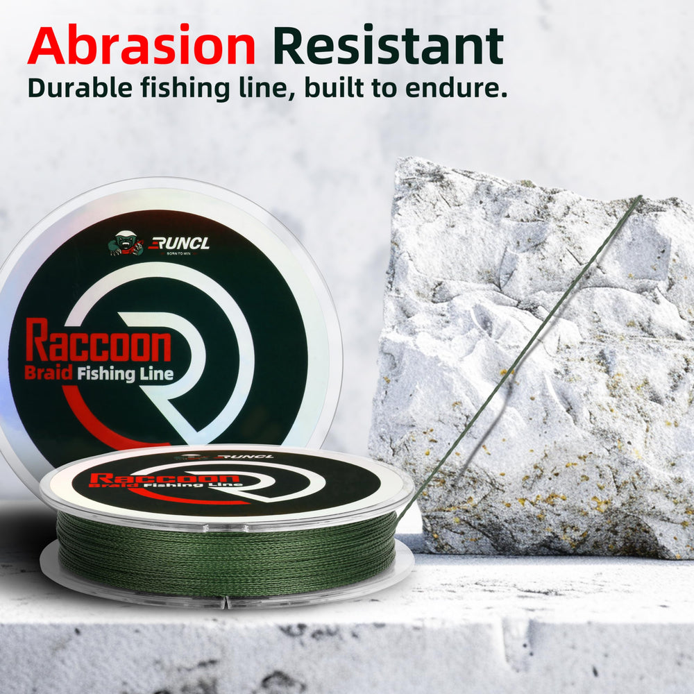 RUNCL zero-stretch fishing line enabling precise lure placement and nibble sensitivity.