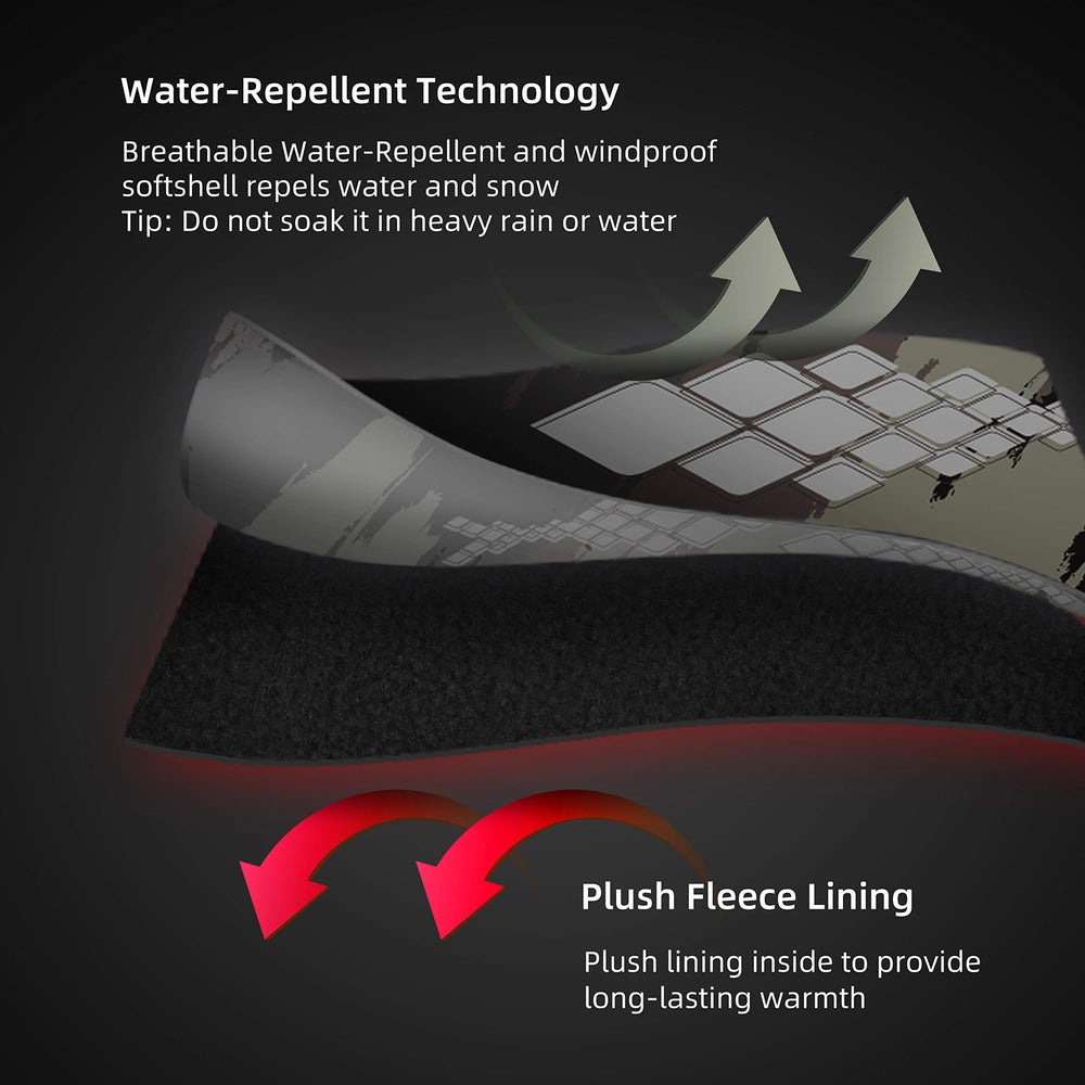 Warm plush lining inside RUNCL Raguel gloves