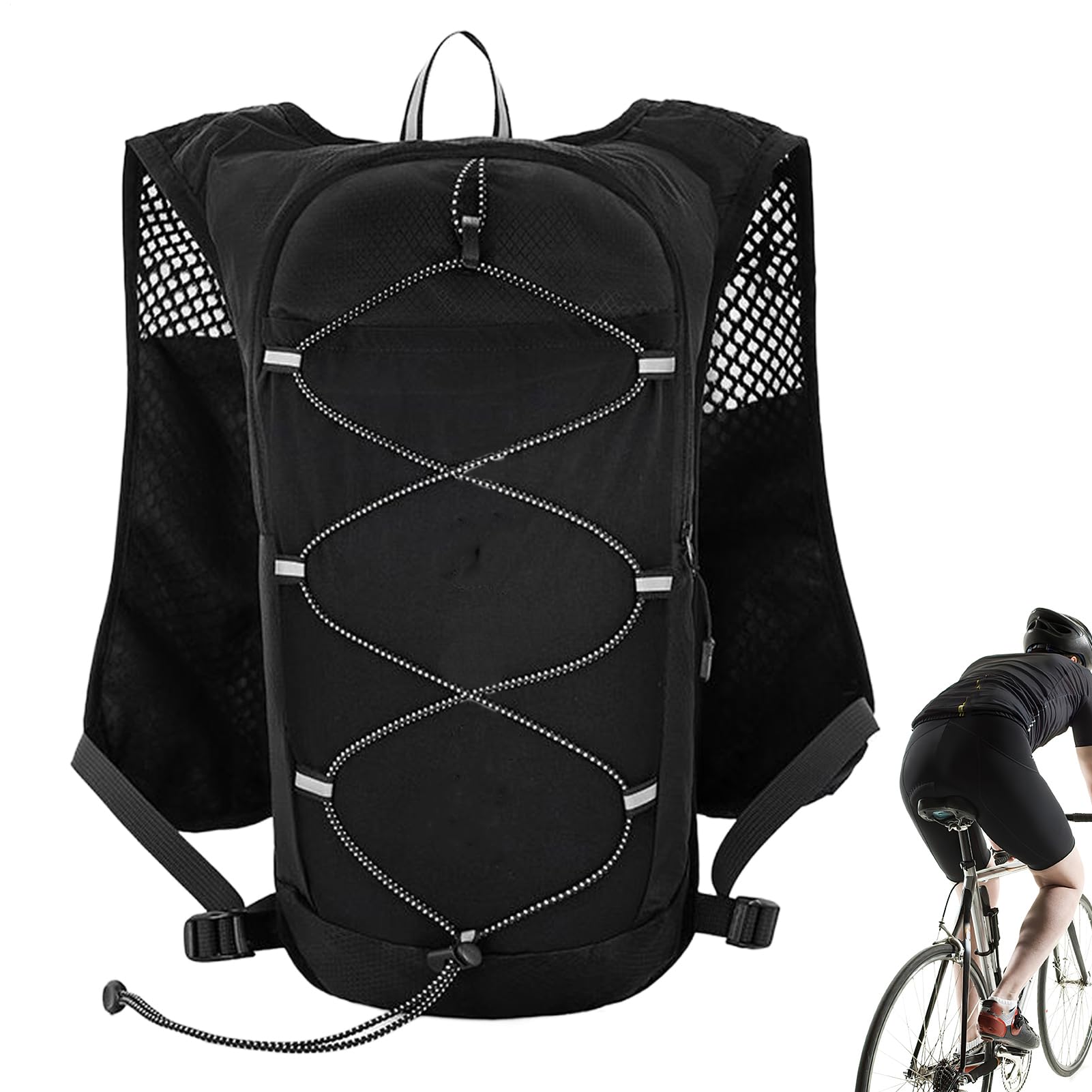 Runner Vest compact dimensions measuring about 38x19x7 cm for easy packing.