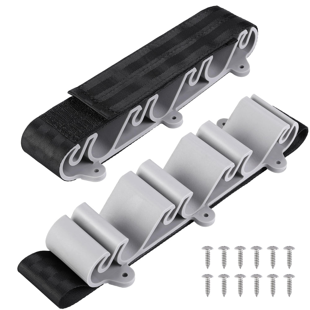 RunNico 2-Pack Boating Vertical Fishing Rod Holders mounted on boat deck