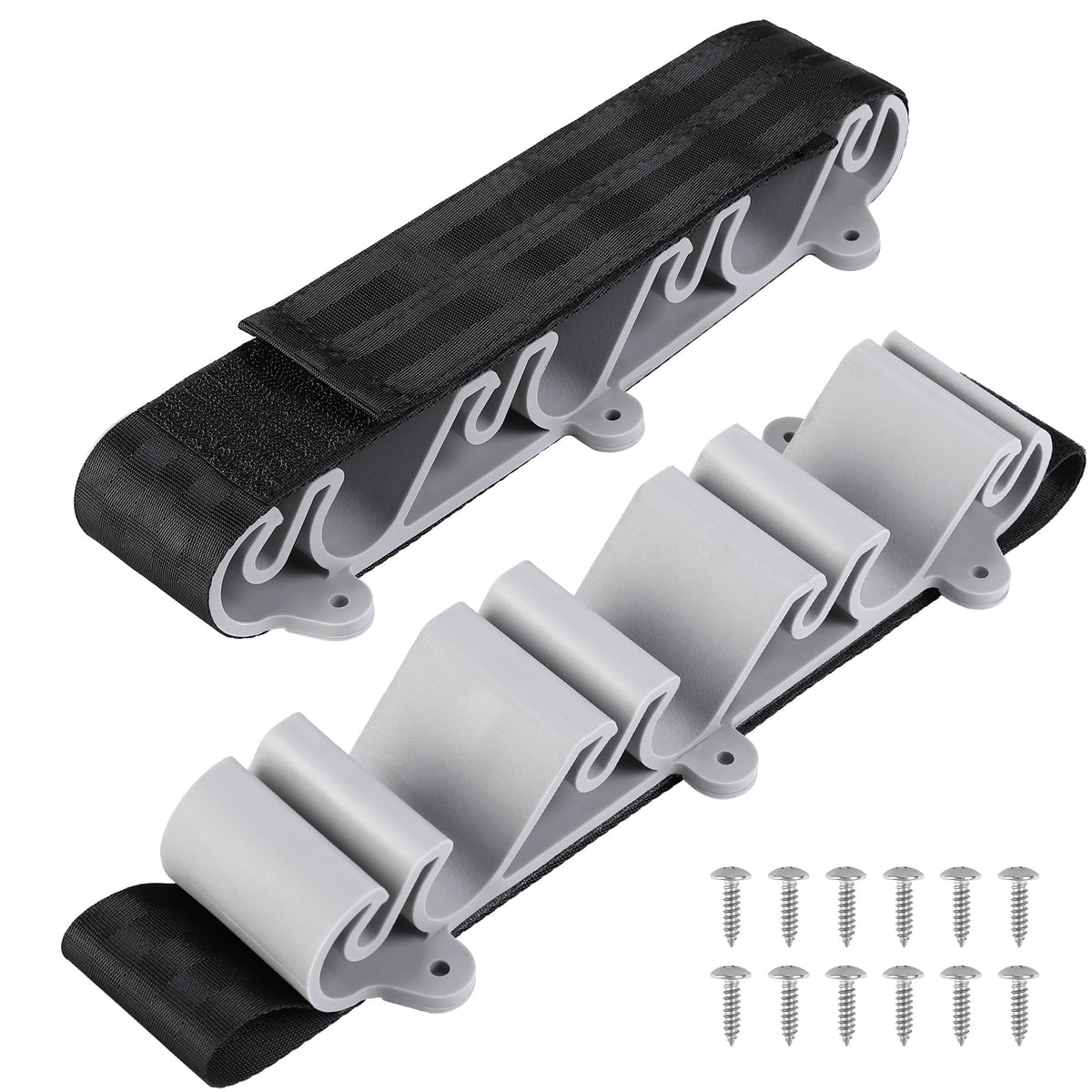 RunNico 2-Pack Boating Vertical Fishing Rod Holders mounted on boat deck