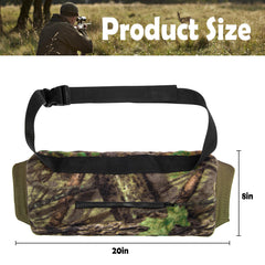 RunNico camo hand muff adjustable-strap view highlighting customizable comfort.