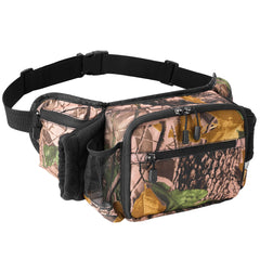 RunNico hunting camo fanny pack main compartment for quick access on hunts