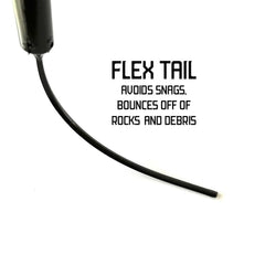 Runs True Dakota Slider Bouncer Flextail deflects debris for smoother fishing
