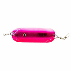 Runs True Dakota Dodger 4.5 inch Pink Horizon 3D Eyes enhances visibility for trout and kokanee