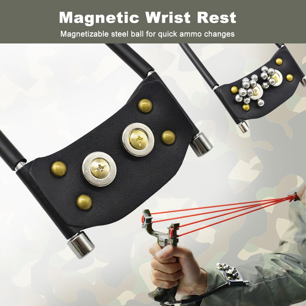 Tubular rubber band attachment enables versatile configurations for practice.