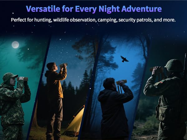 RuralRanger 300m range night vision supports early wildlife spotting and security checks.