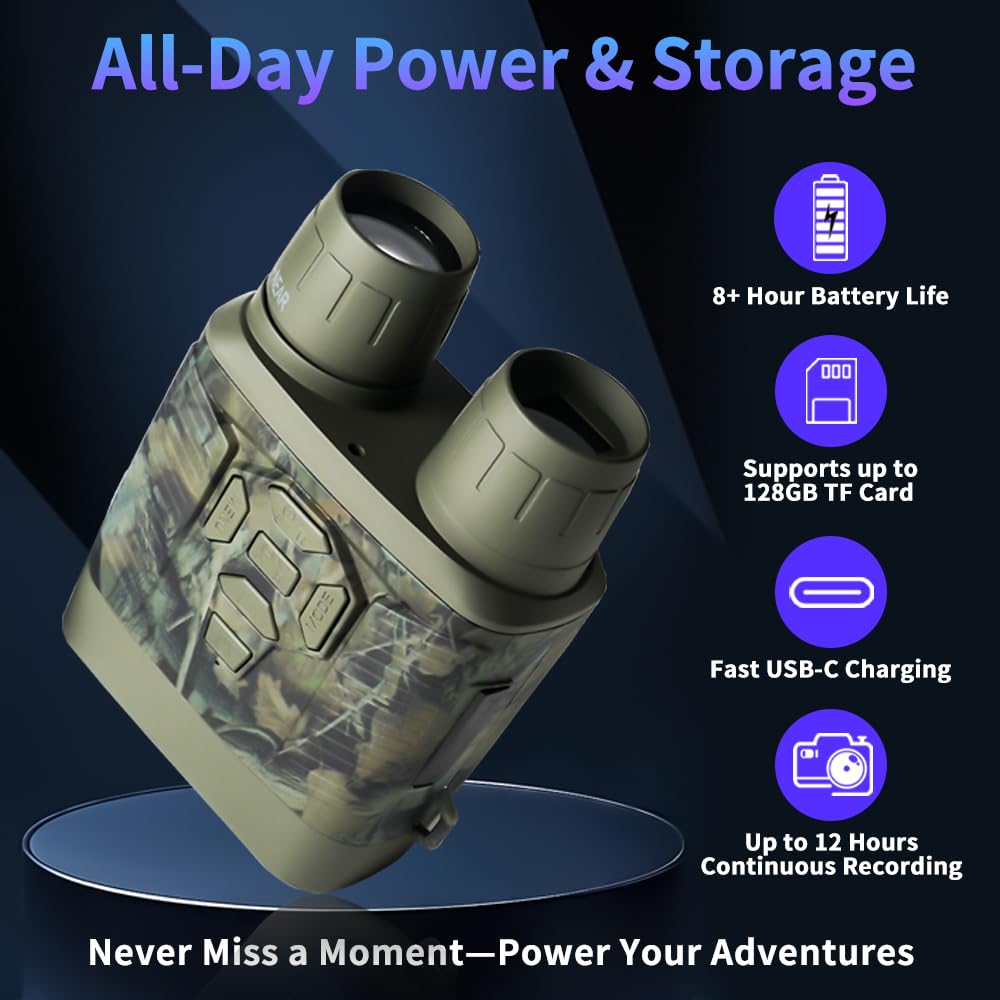 RuralRanger lightweight 300g design reduces fatigue during night missions outdoors.
