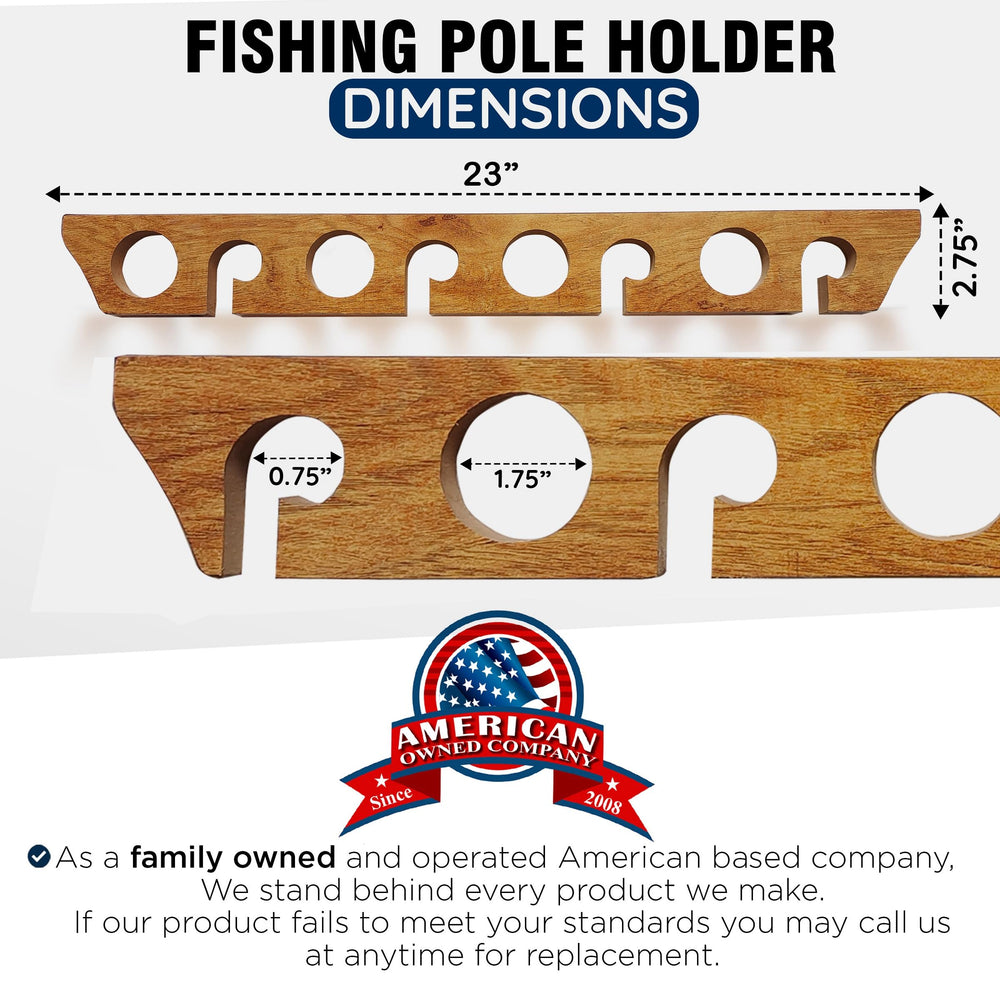 Rush Creek Creations Reel Salty 16-inch on-center mounting holes enable easy install
