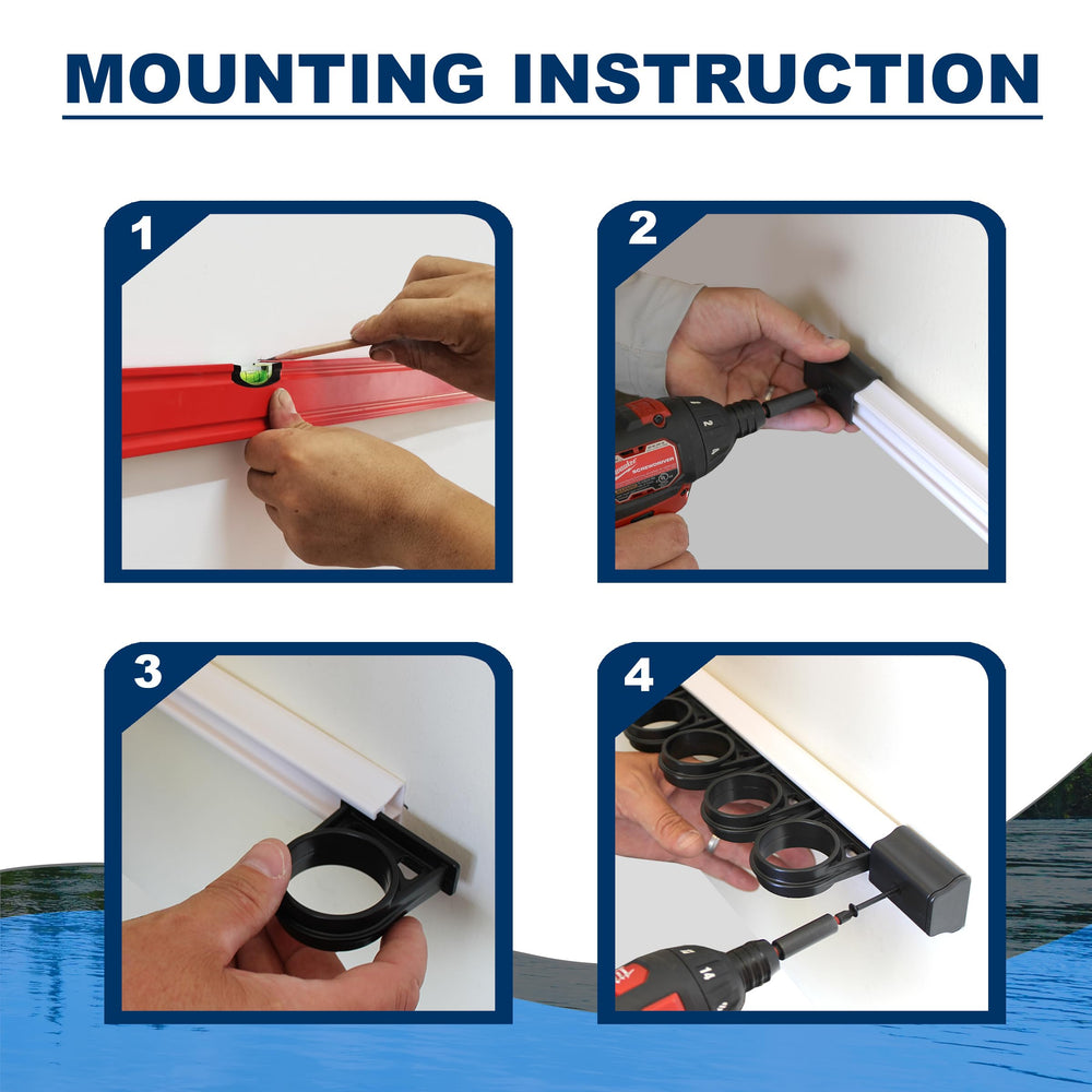 Rush Creek Creations rod and reel storage safeguards gear with a secure clip system.