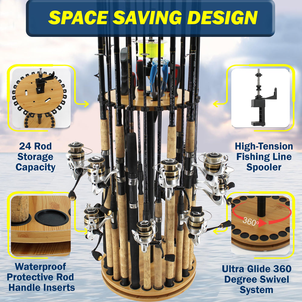 Rush Creek Creations soft-clip design protects rod tips while keeping gear secure.