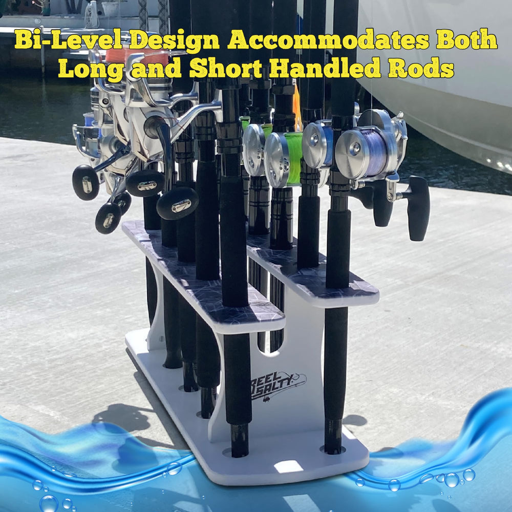 Garage or dock storage setup demonstrating space efficiency