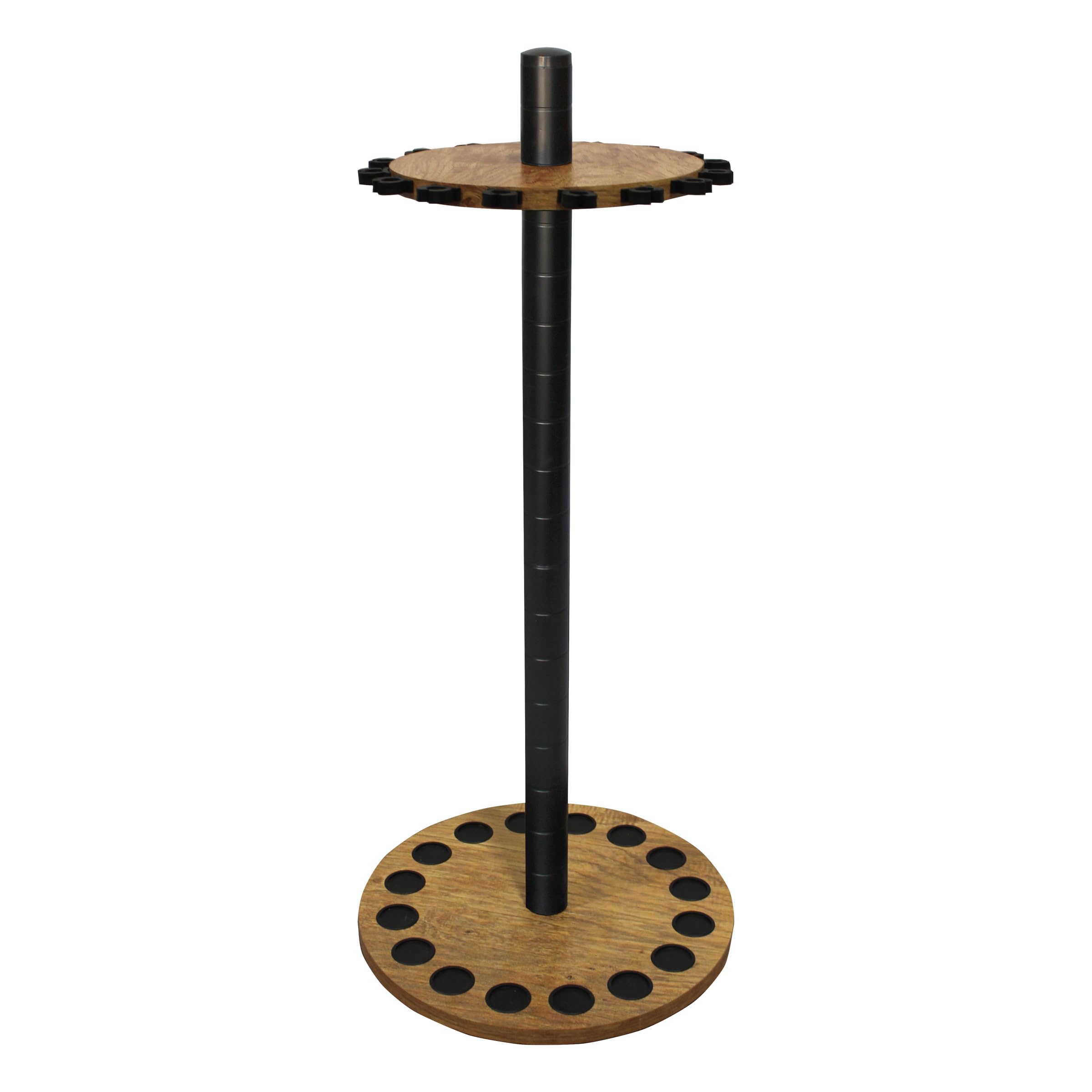 Rush Creek Creations round rod holder side view highlighting durable construction