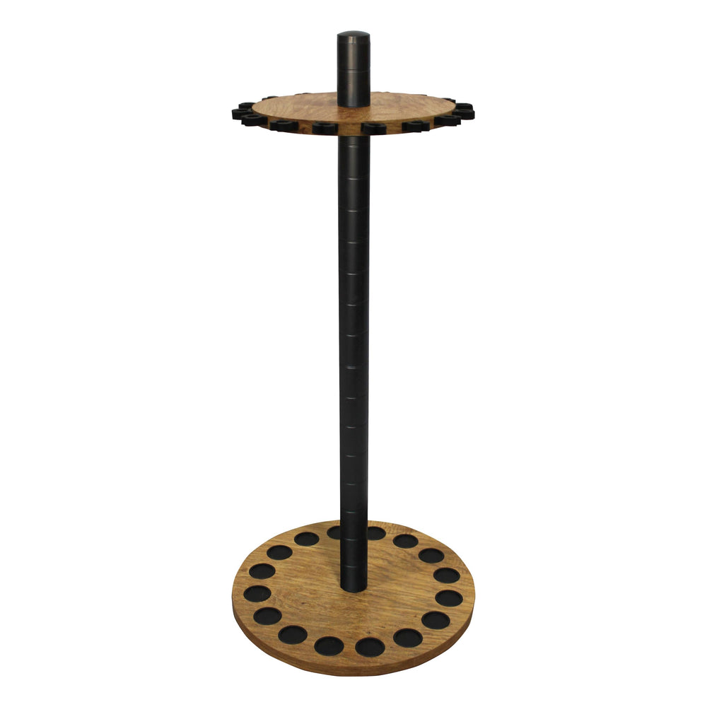 Rush Creek Creations round rod holder side view highlighting durable construction