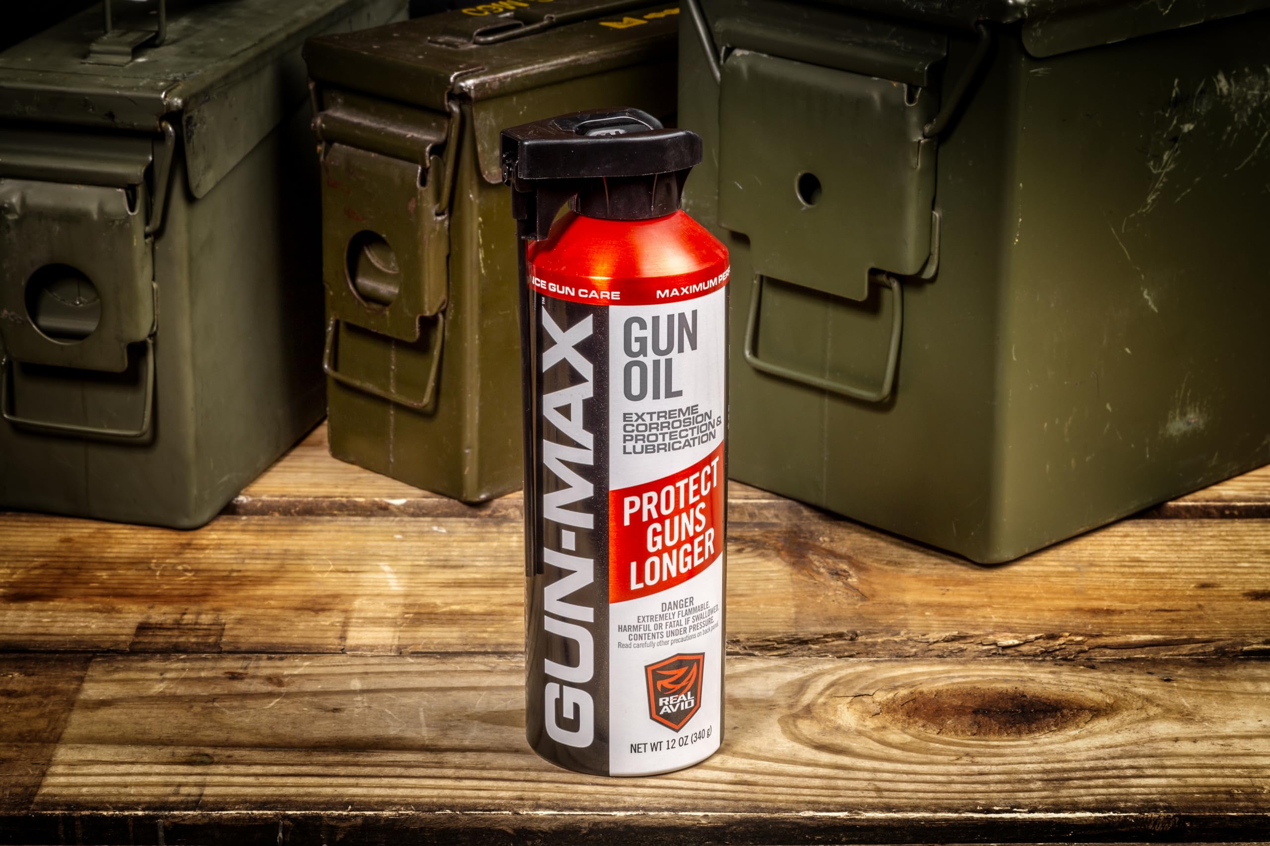 Gun Max Gun Oil protecting against rust in extreme conditions