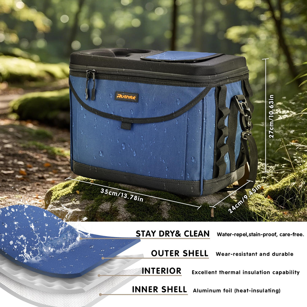 Ruthfot beach picnic camping use as cold storage solution.