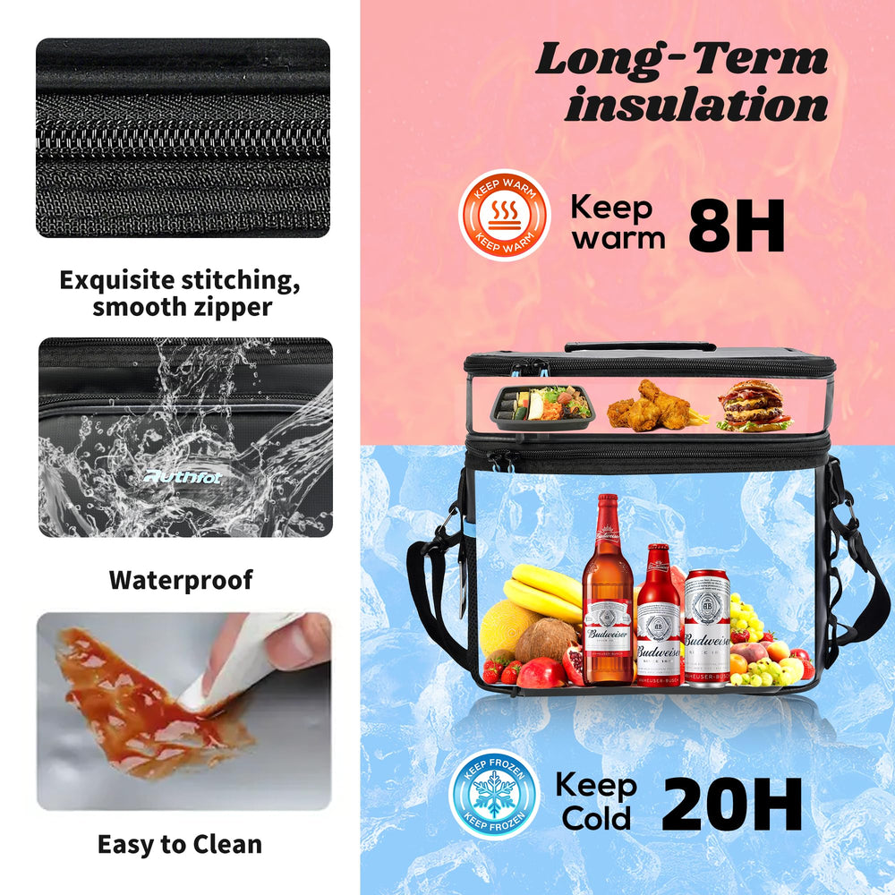 Ruthfot cooler bag front pocket designed for utensils