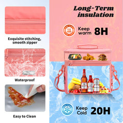 Ruthfot double-layer insulation emphasizes organized meals on the go