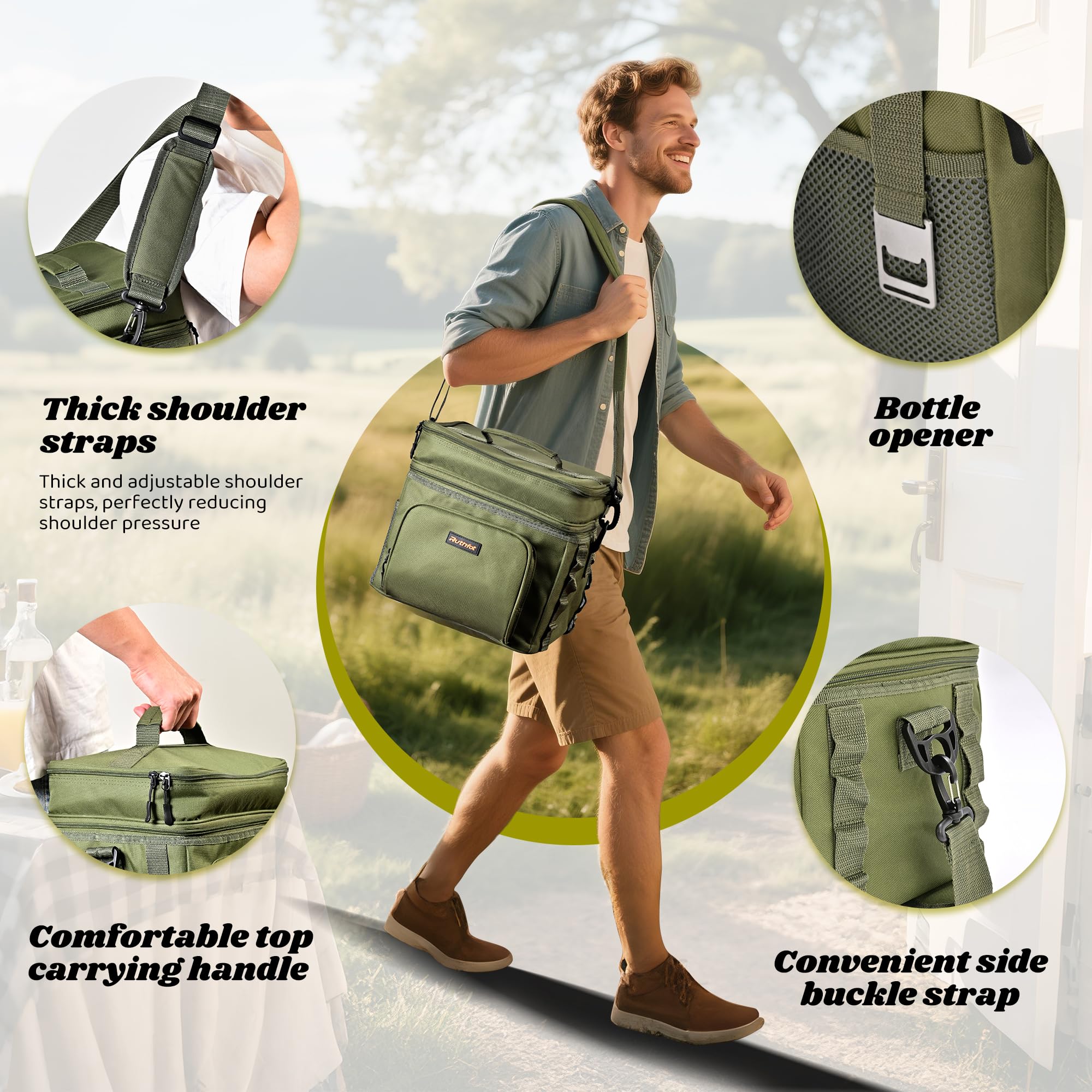 Ruthfot work-commute insulation detail keeps food fresh during commutes.