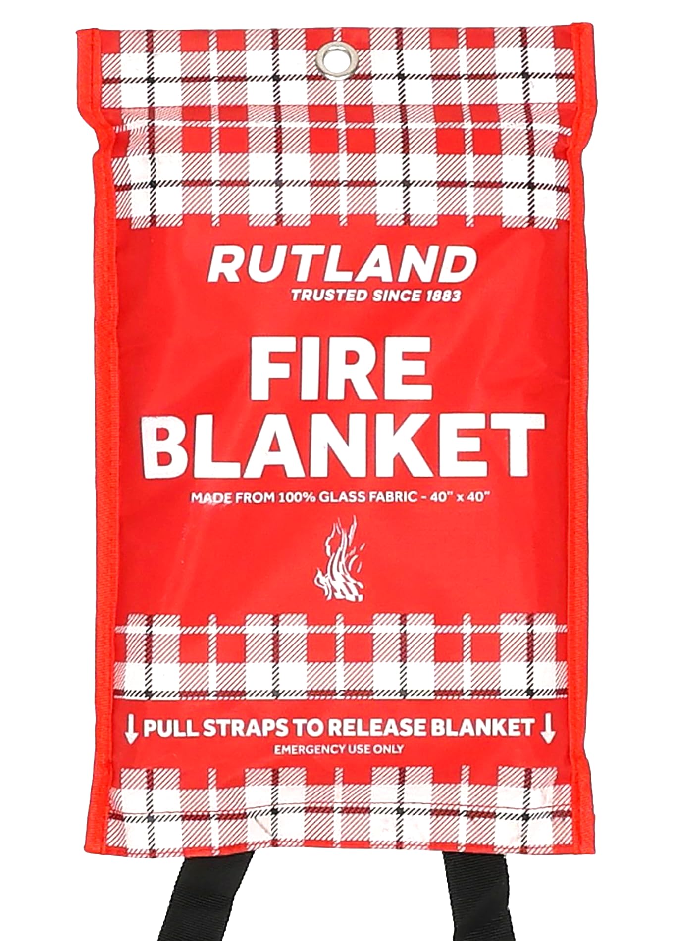 Rutland Fire Blanket 40x40 packaged for easy access during emergencies.