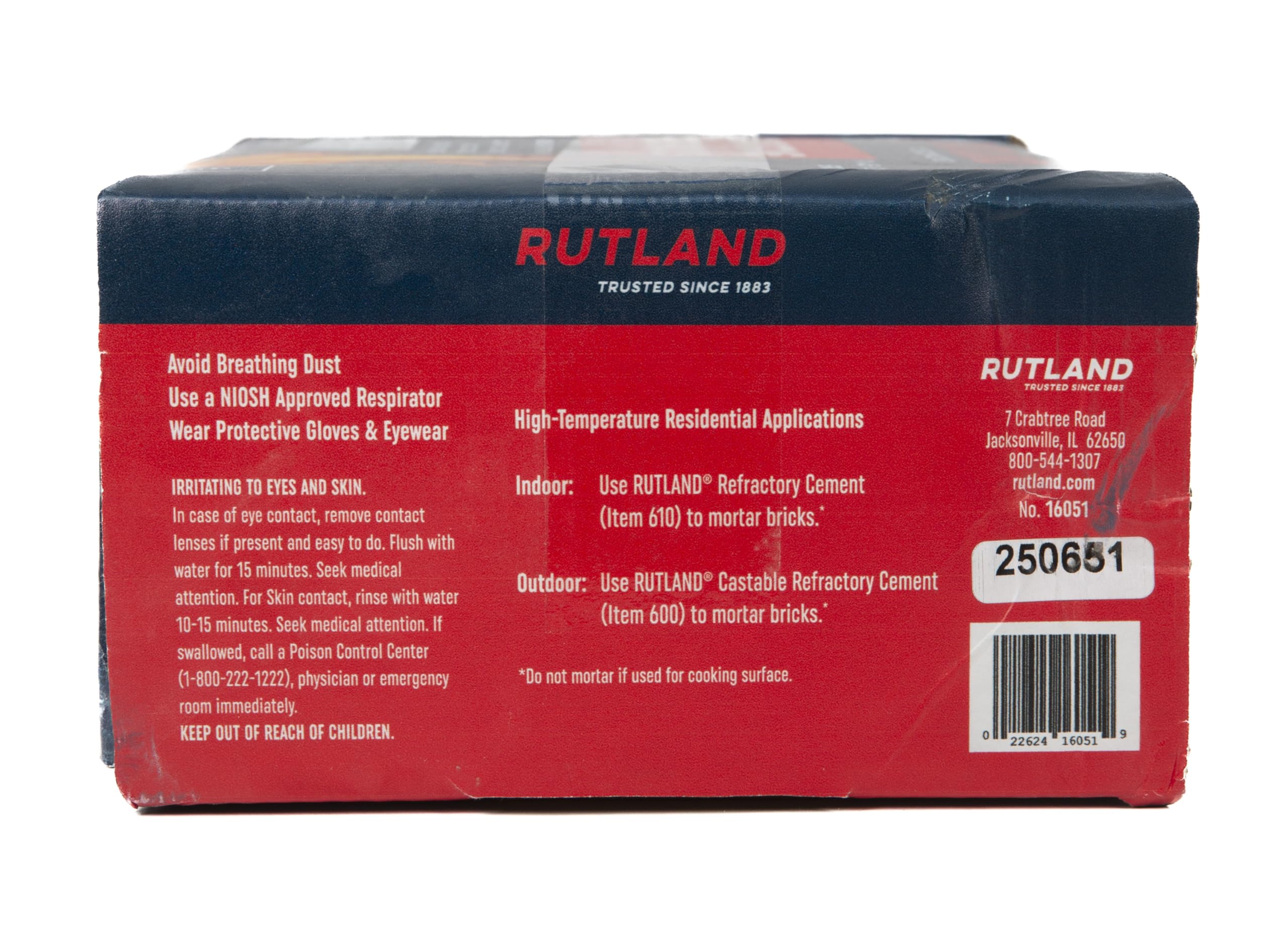 Rutland Soapstone Fire Brick blue-gray care and handling for longevity