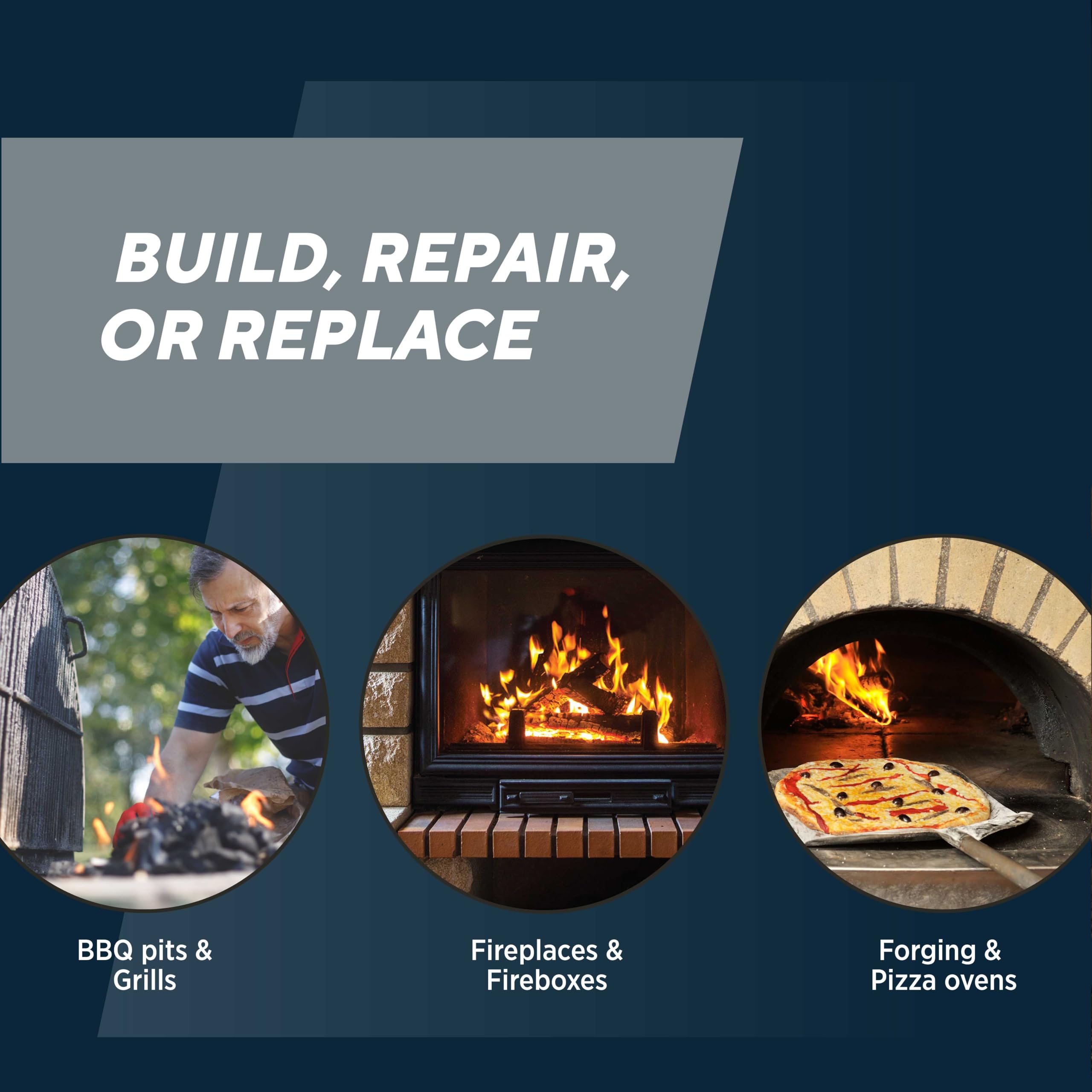Rutland Soapstone Fire Brick blue-gray firebox application boosts heat retention
