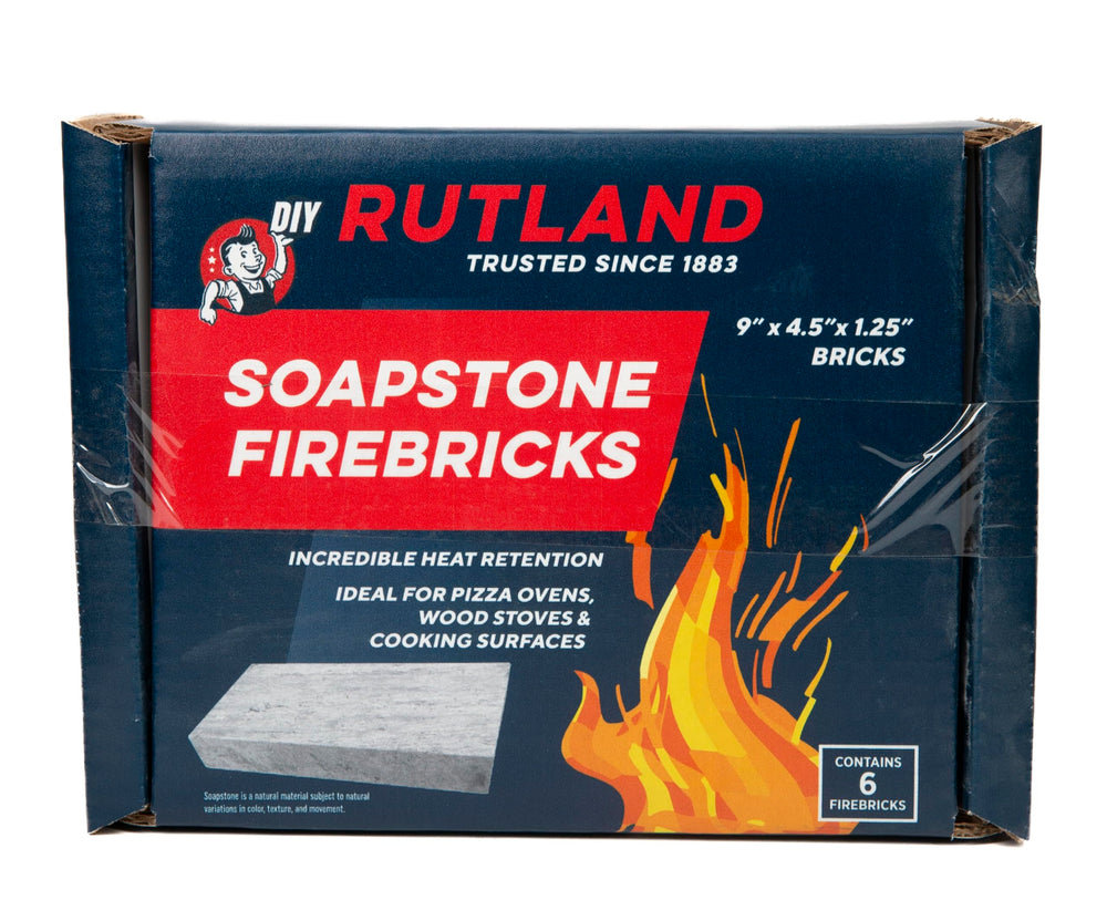 Rutland Soapstone Fire Brick blue-gray showcases natural color and texture variation